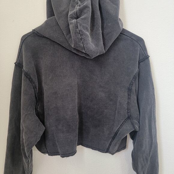 BDG Urban Outfitters Pullover Hoodie Sweater Gray Long Sleeve Small Crop Cotton - Picture 6 of 11